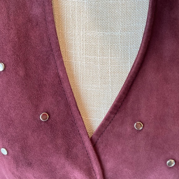 NWT Cache Rasin-Colored Suede Jacket - Picture 4 of 12